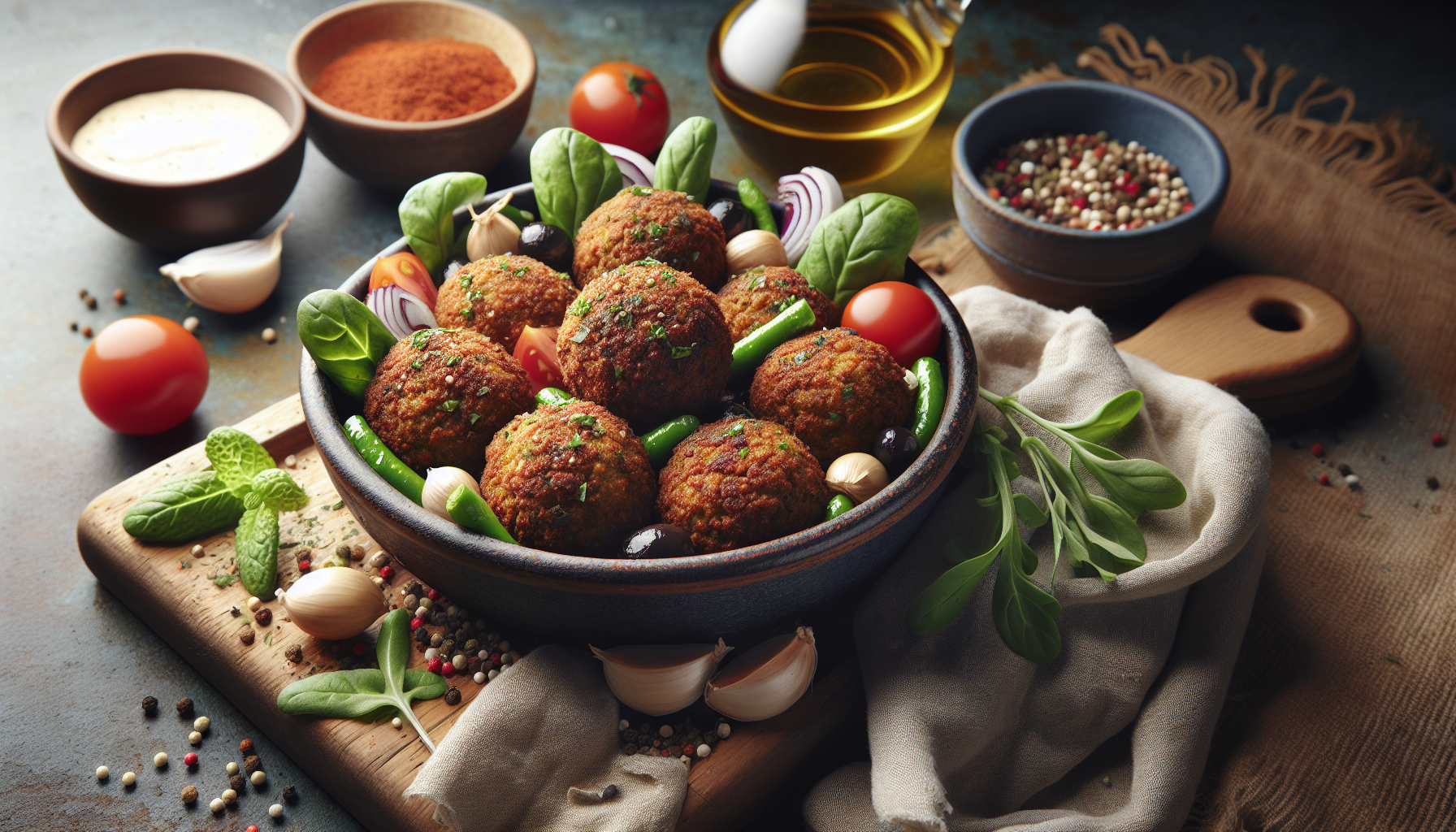 falafel al forno